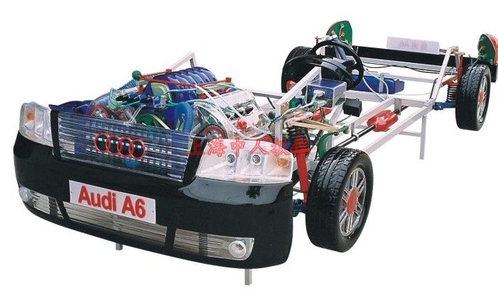 奥迪A6轿车透明整车教学模型